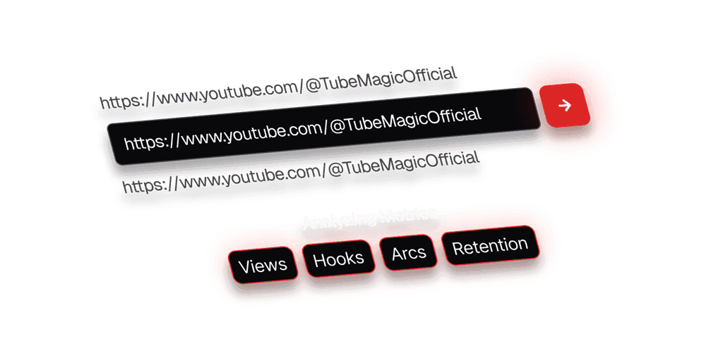 TubeMagic's 'Add Inspiration Videos' step, shown on the vendor's own site